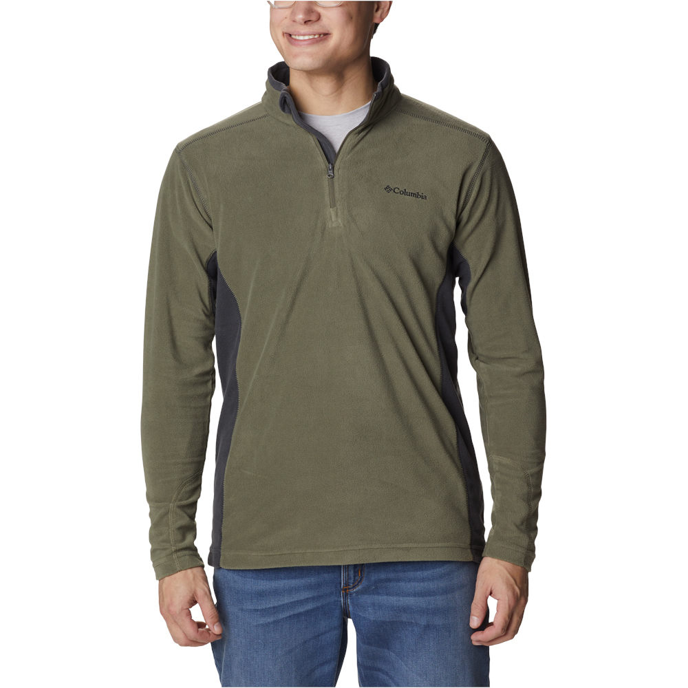 Klamath range ii half zip forro polar hombre Verde (XXL)