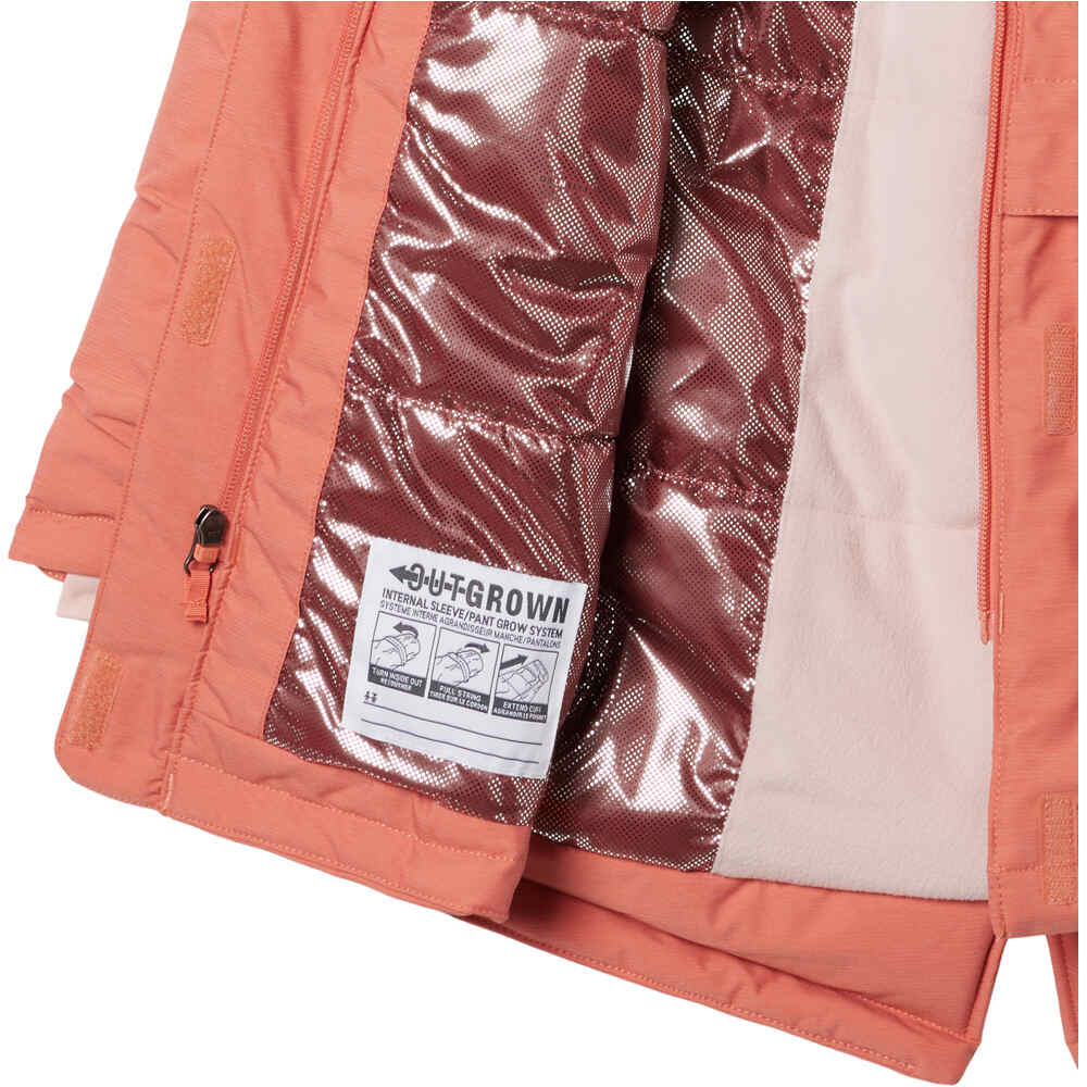 Columbia chaqueta impermeable niño Nordic Strider Jacket vista detalle