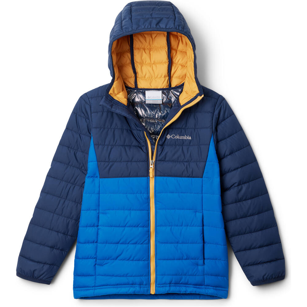 Columbia chaqueta outdoor niño Powder Lite Boys Hooded Jacket vista frontal