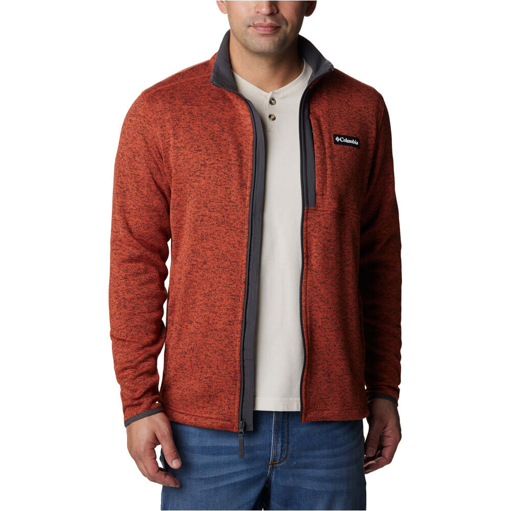 Columbia forro polar hombre Sweater Weather Full Zip vista detalle