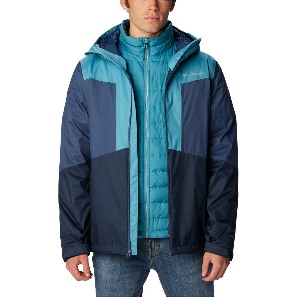 Columbia chaqueta impermeable insulada hombre Wallowa Park Interchange Jacket 03