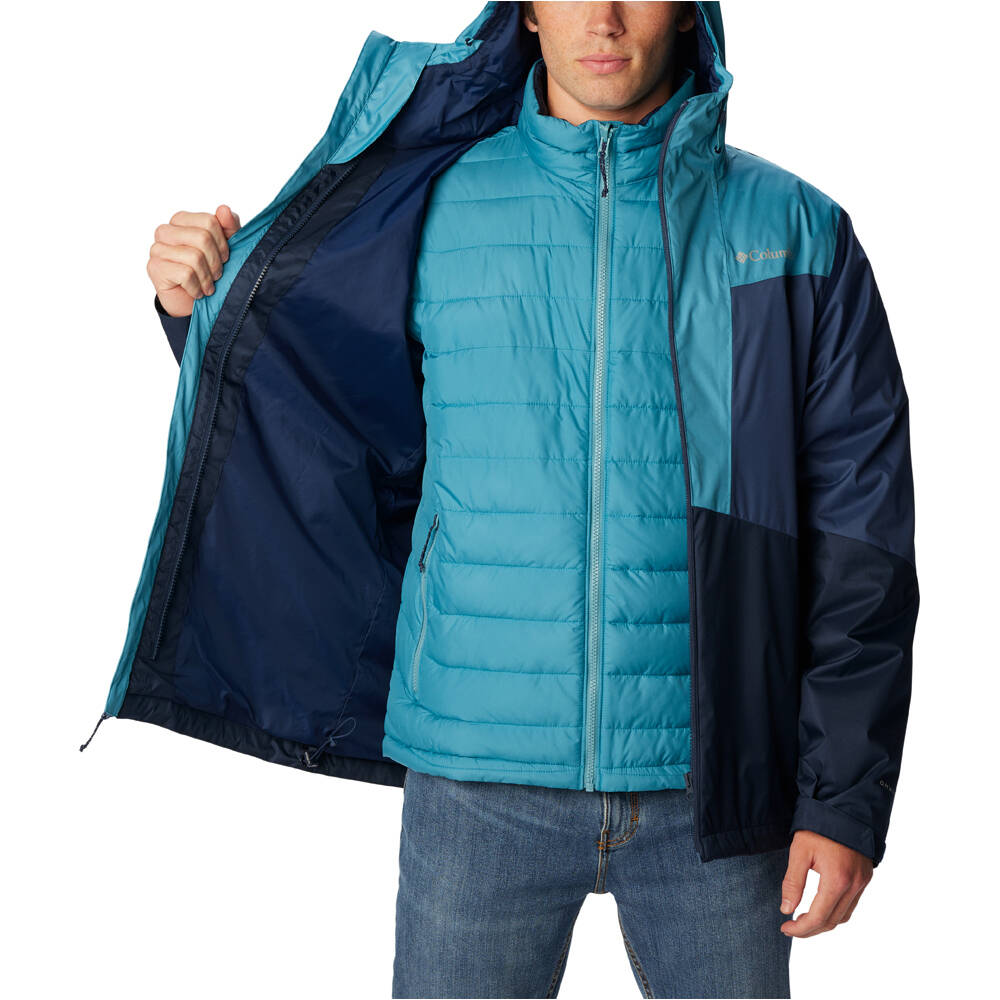 Columbia chaqueta impermeable insulada hombre Wallowa Park Interchange Jacket 04