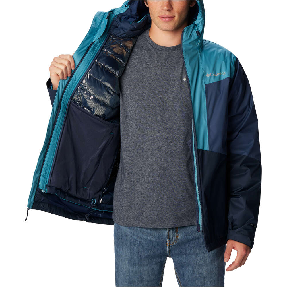 Columbia chaqueta impermeable insulada hombre Wallowa Park Interchange Jacket 05
