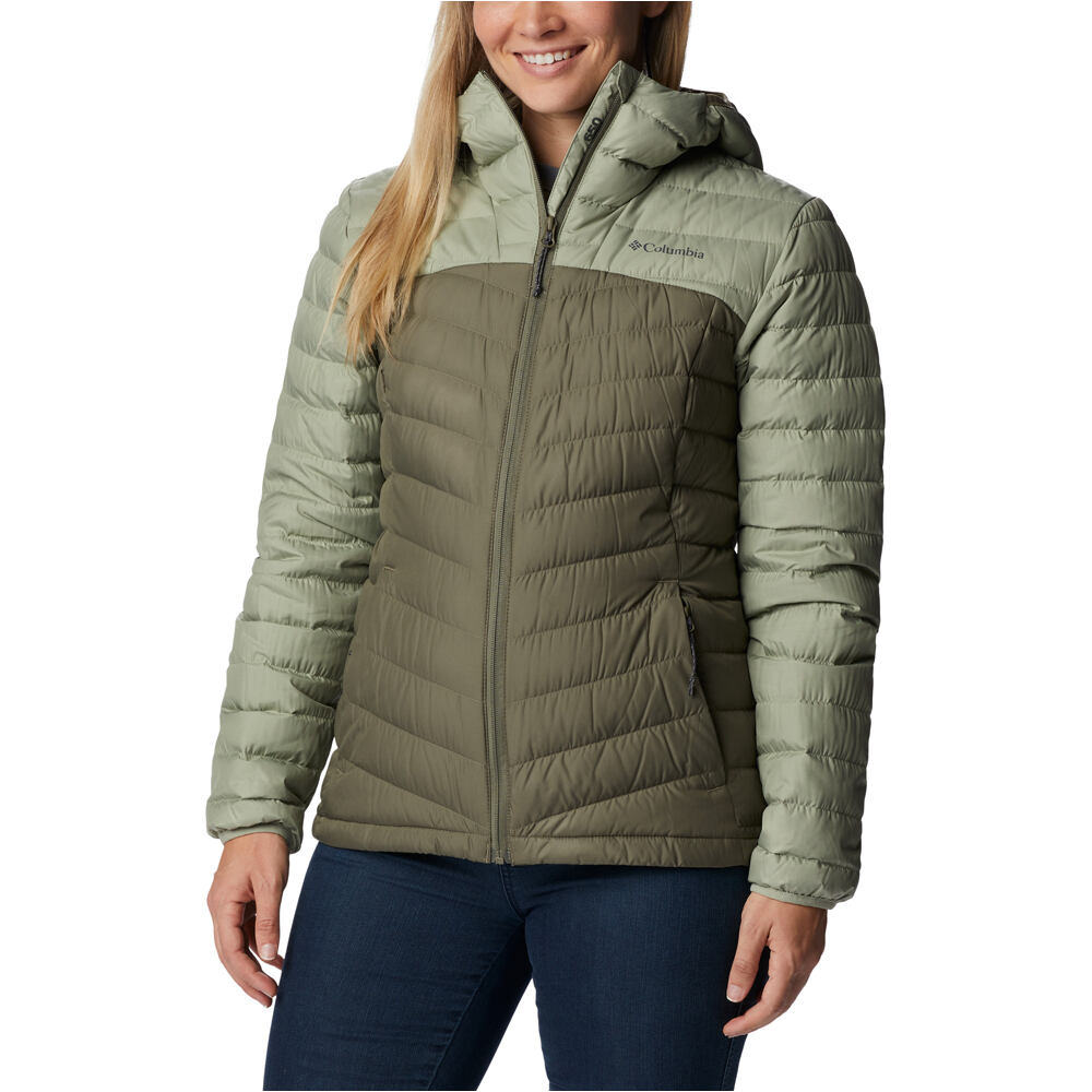 Columbia chaqueta outdoor mujer Westridge Hooded Down Jacket vista frontal