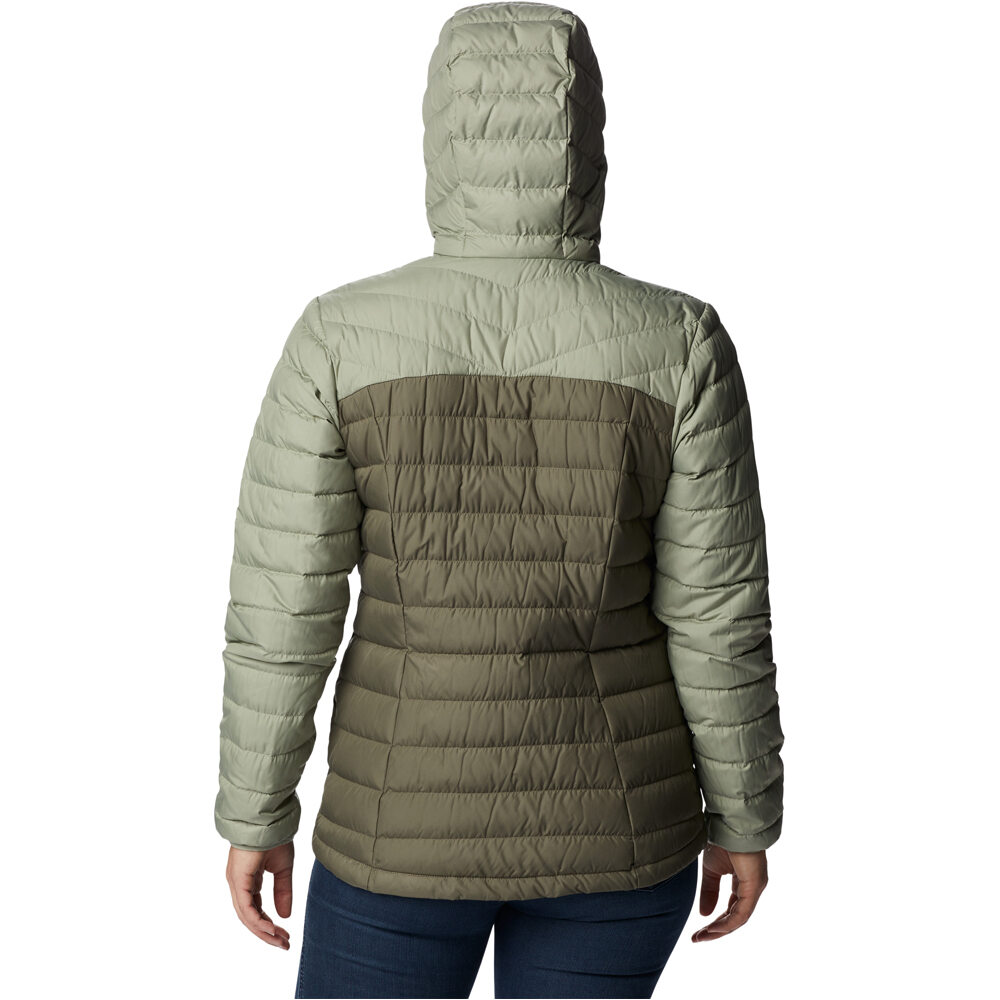 Columbia chaqueta outdoor mujer Westridge Hooded Down Jacket vista trasera