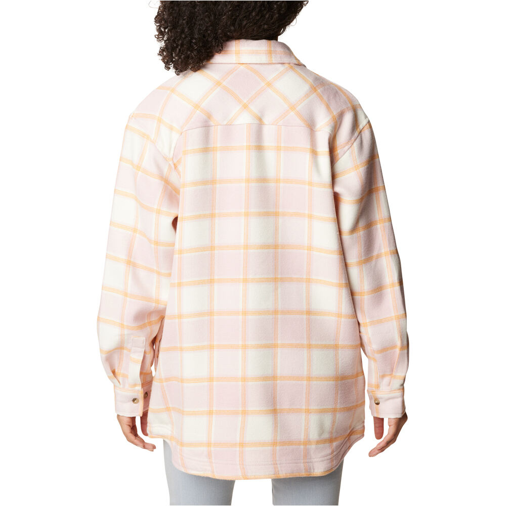 Columbia camisa montaña manga larga mujer Calico Basin Shirt Jacket vista trasera