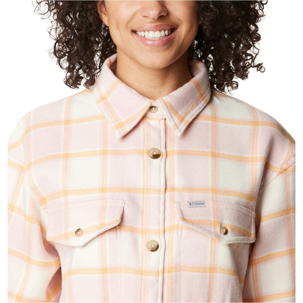 Columbia camisa montaña manga larga mujer Calico Basin Shirt Jacket 05