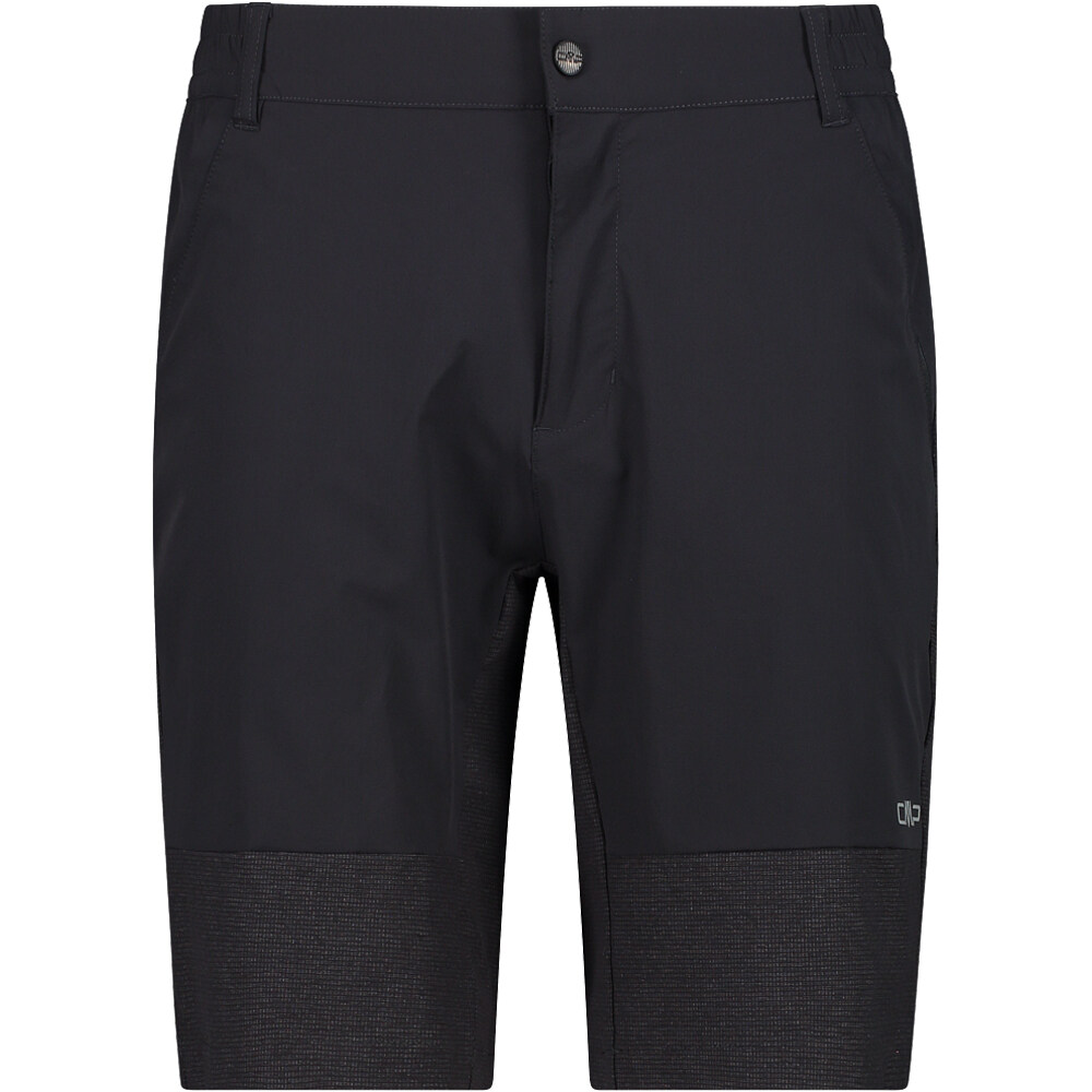Man bermuda pantalón corto montaña hombre Negro (52)