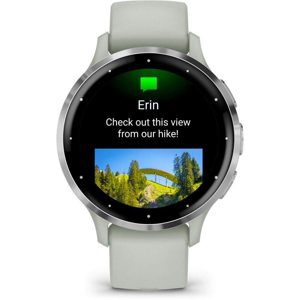 Garmin smartwatch Venu 3S GPS, Wi-Fi, Sage Gray + Passiva 03