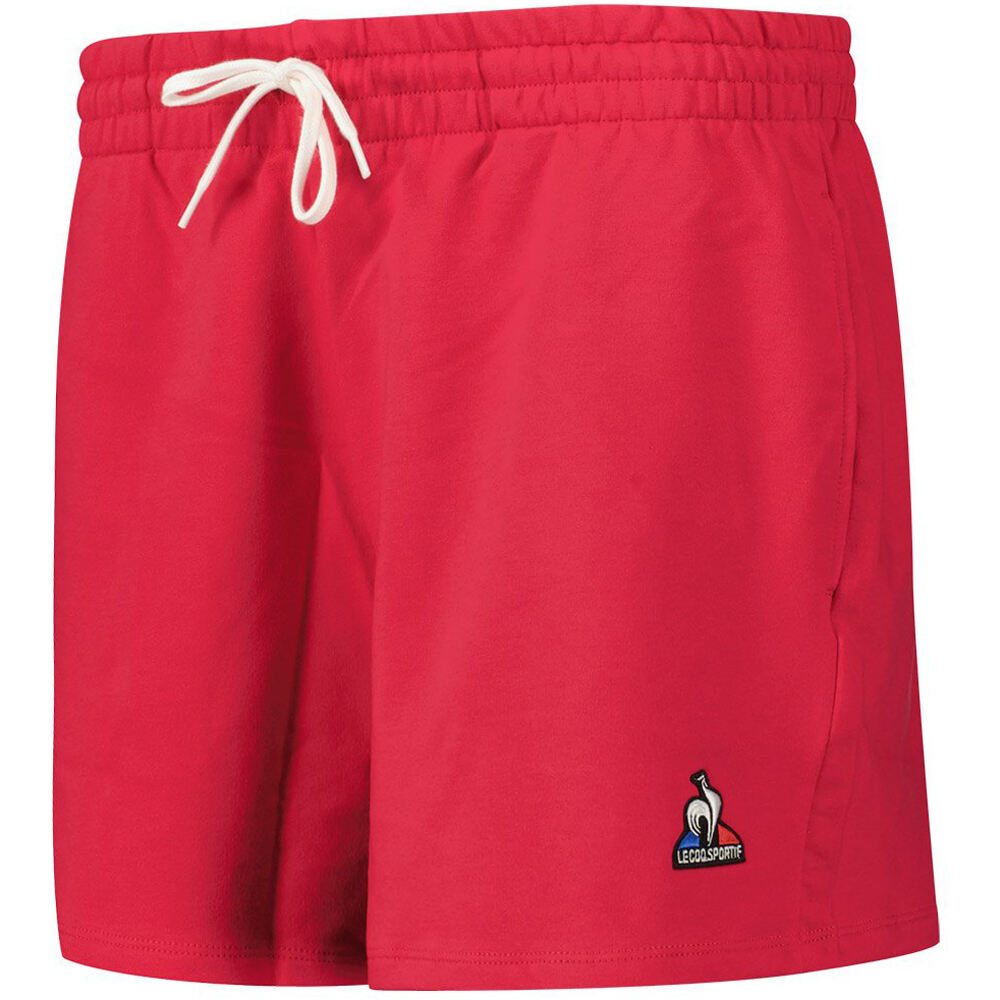 Le Coq Sportif pantalón corto deporte mujer ESS Short N1 W vista detalle