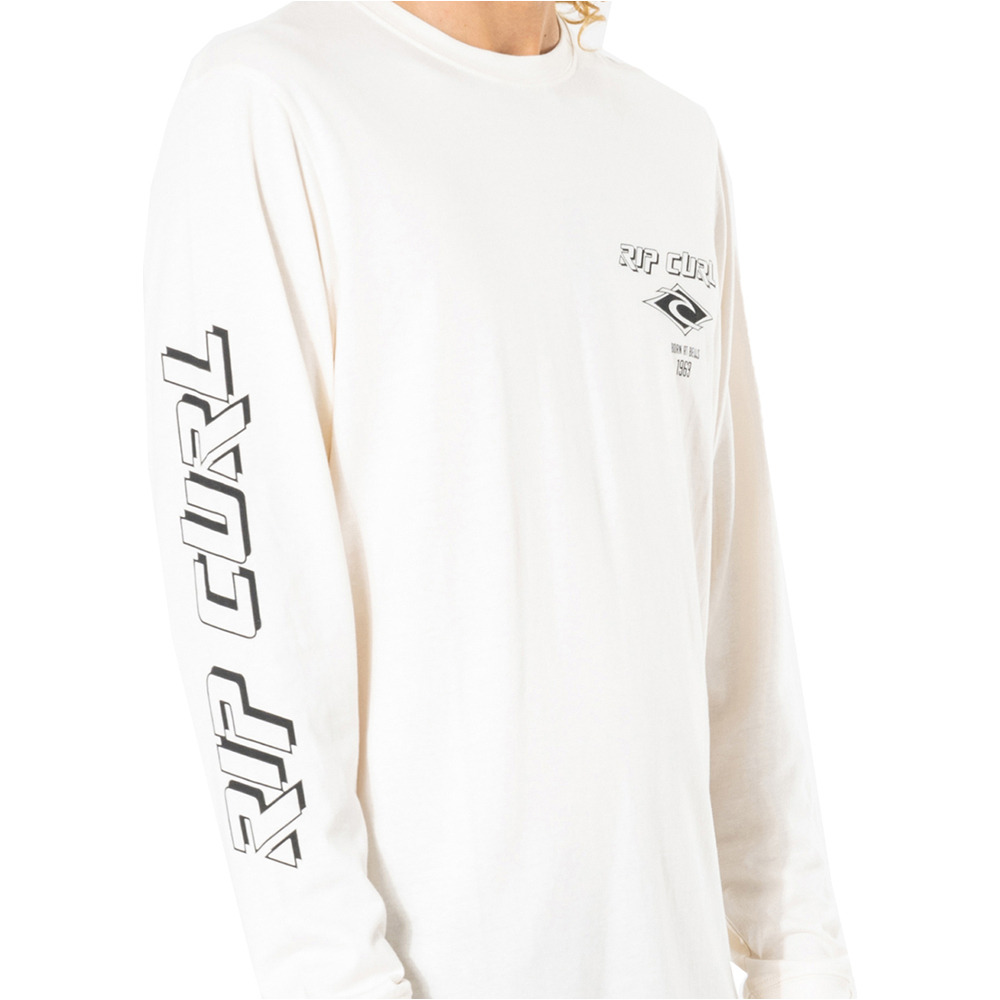 Rip Curl camiseta manga larga hombre FADE OUT ICON L/S TEE vista detalle