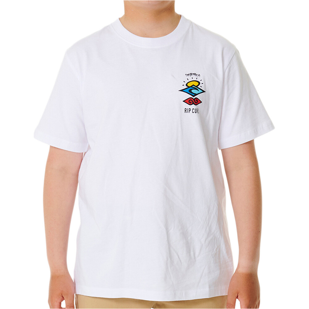 Rip Curl camiseta manga corta niño SEARCH ICON TEE -BOY vista frontal