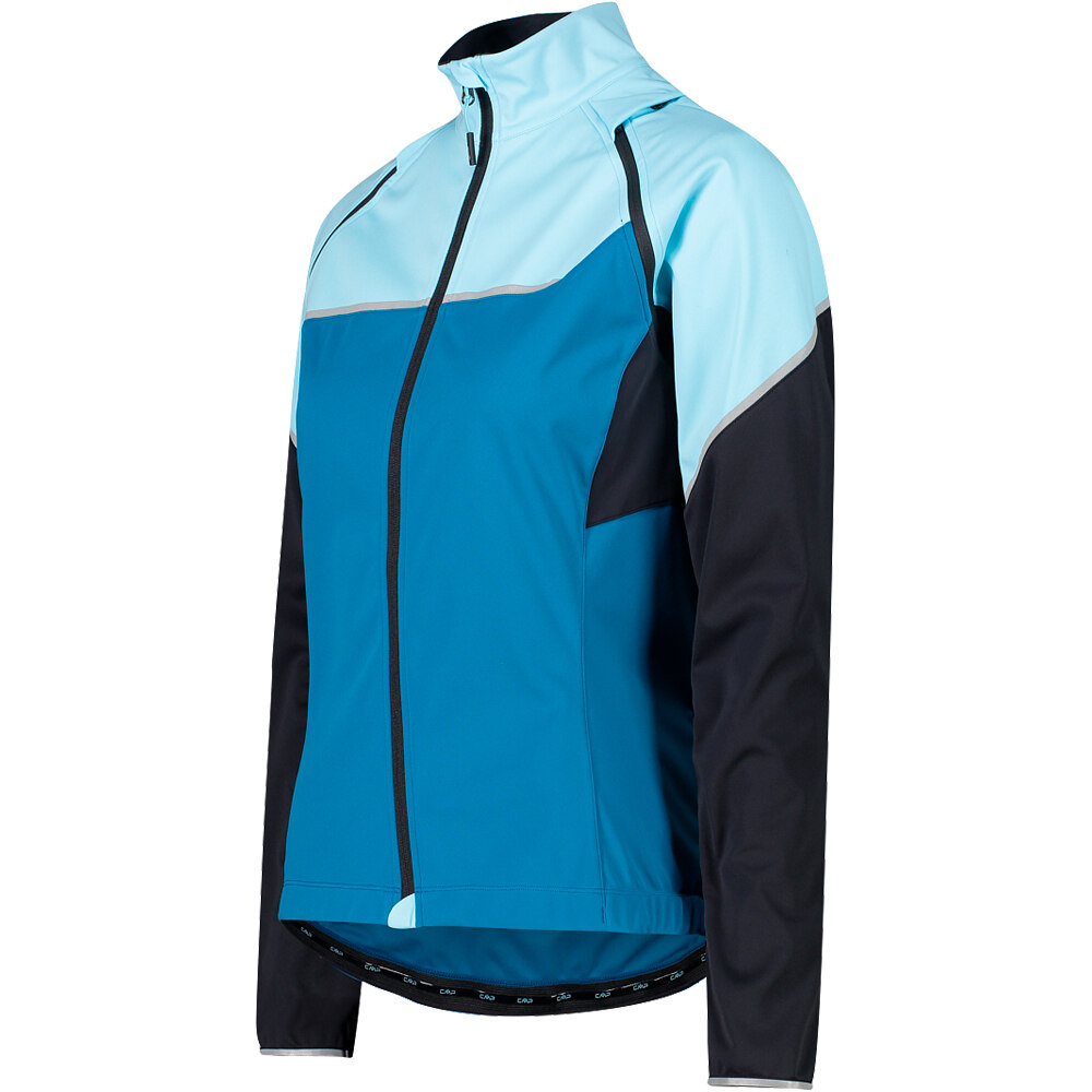 Cmp cortavientos ciclismo mujer WOMAN JACKET WITH DETACHABLE SLEEVES vista detalle