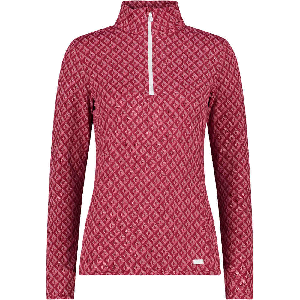CMP woman printed sweat forro polar esquí mujer