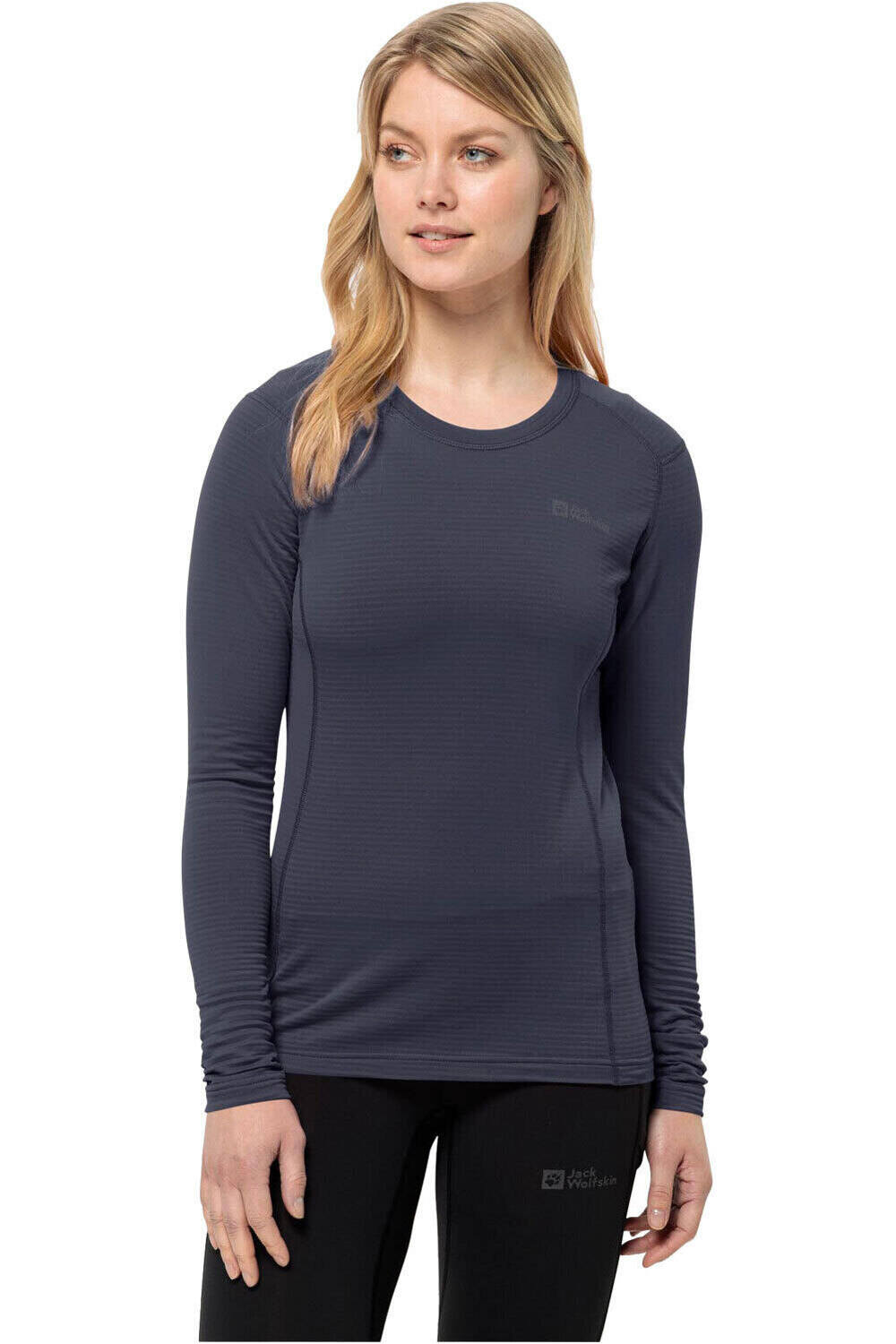 Infinite camiseta montaña manga larga mujer Gris (M)