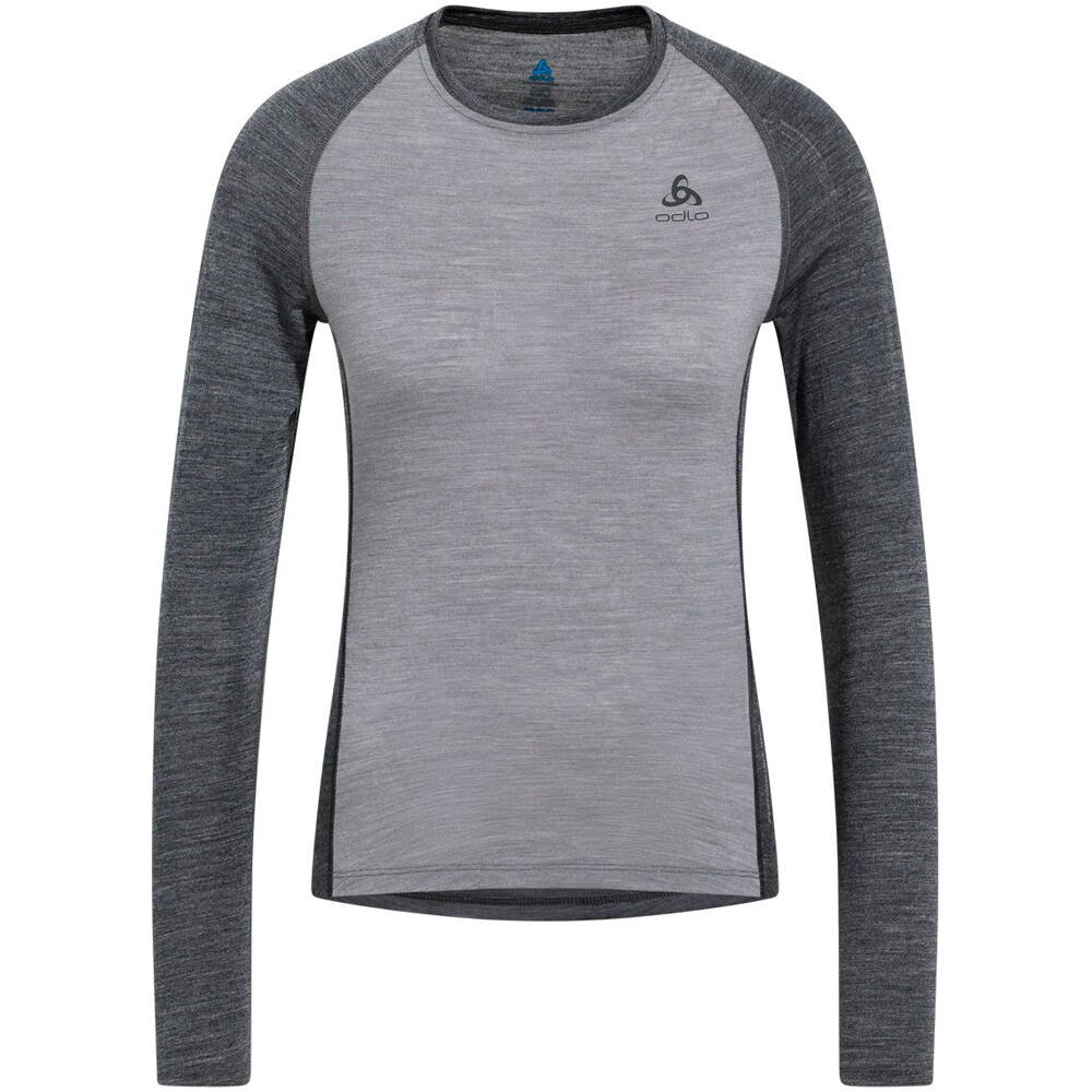 Odlo camiseta térmica manga larga mujer BL TOP crew neck l/s NATURAL PERFORMANCE 04