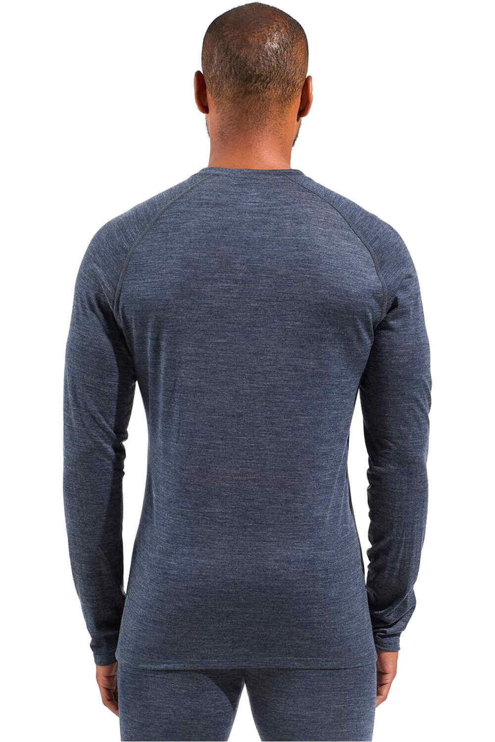 Odlo camiseta térmica manga larga hombre BL TOP crew neck l/s NATURAL PERFORMANCE vista trasera