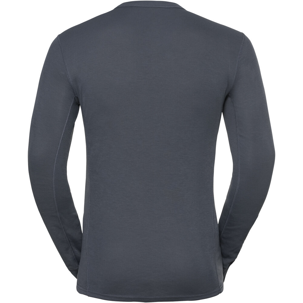 Odlo camiseta térmica manga larga hombre BL TOP crew neck l/s ACTIVE WARM ECO vista trasera