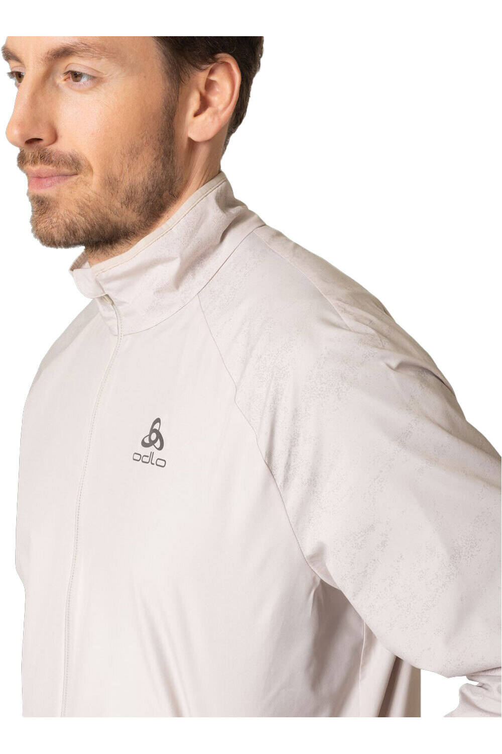 Odlo CHAQUETA RUNNING HOMBRE Jacket ESSENTIAL LIGHT REFLECTIVE vista detalle