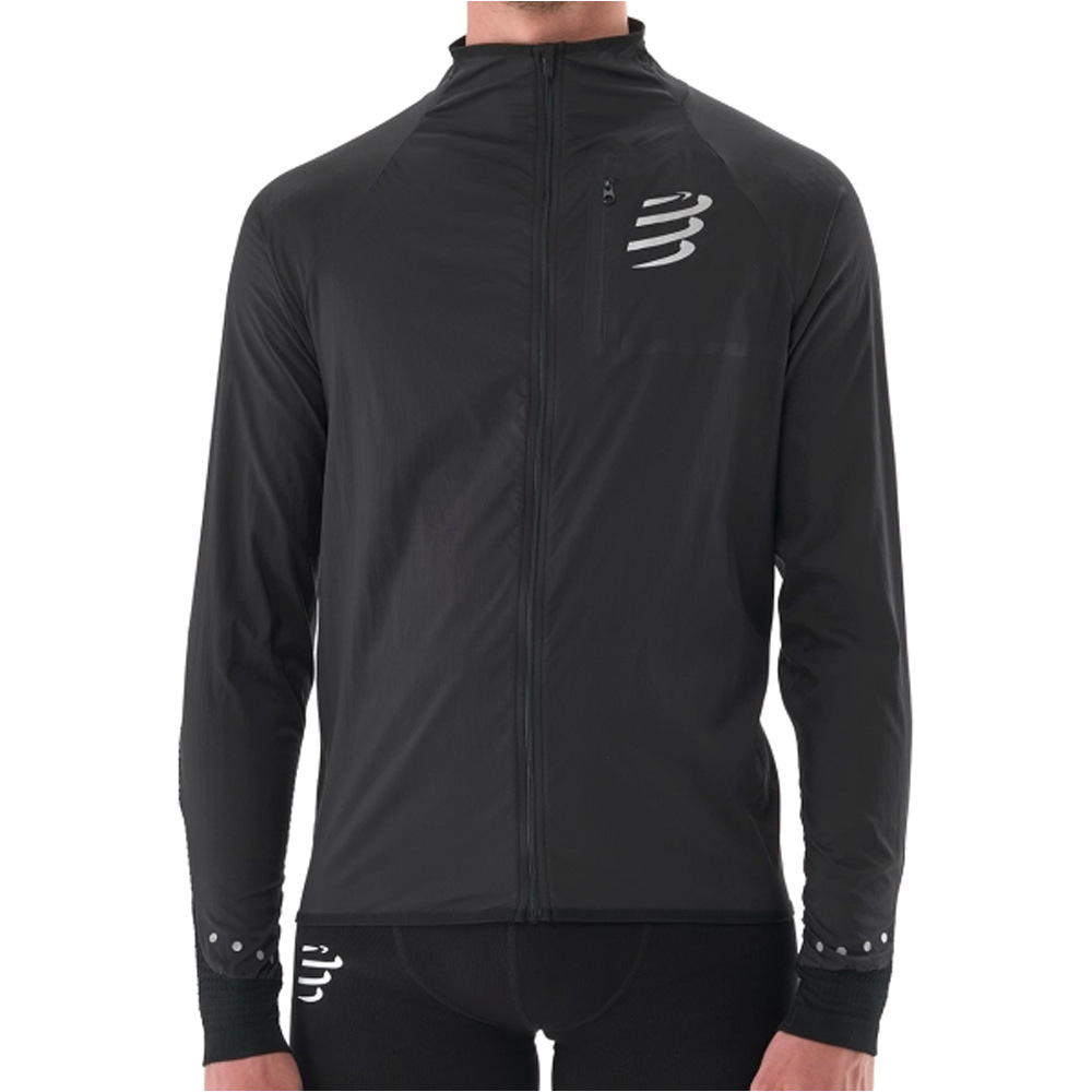 Compressport hurricane windproof CHAQUETA TRAIL RUNNING HOMBRE