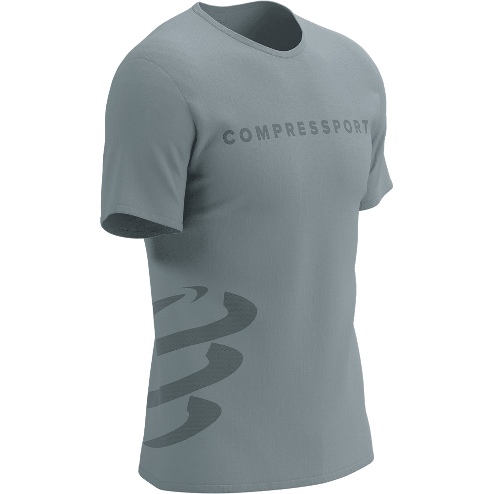 Compressport camisetas trail running manga corta hombre Logo SS T shirt M vista frontal