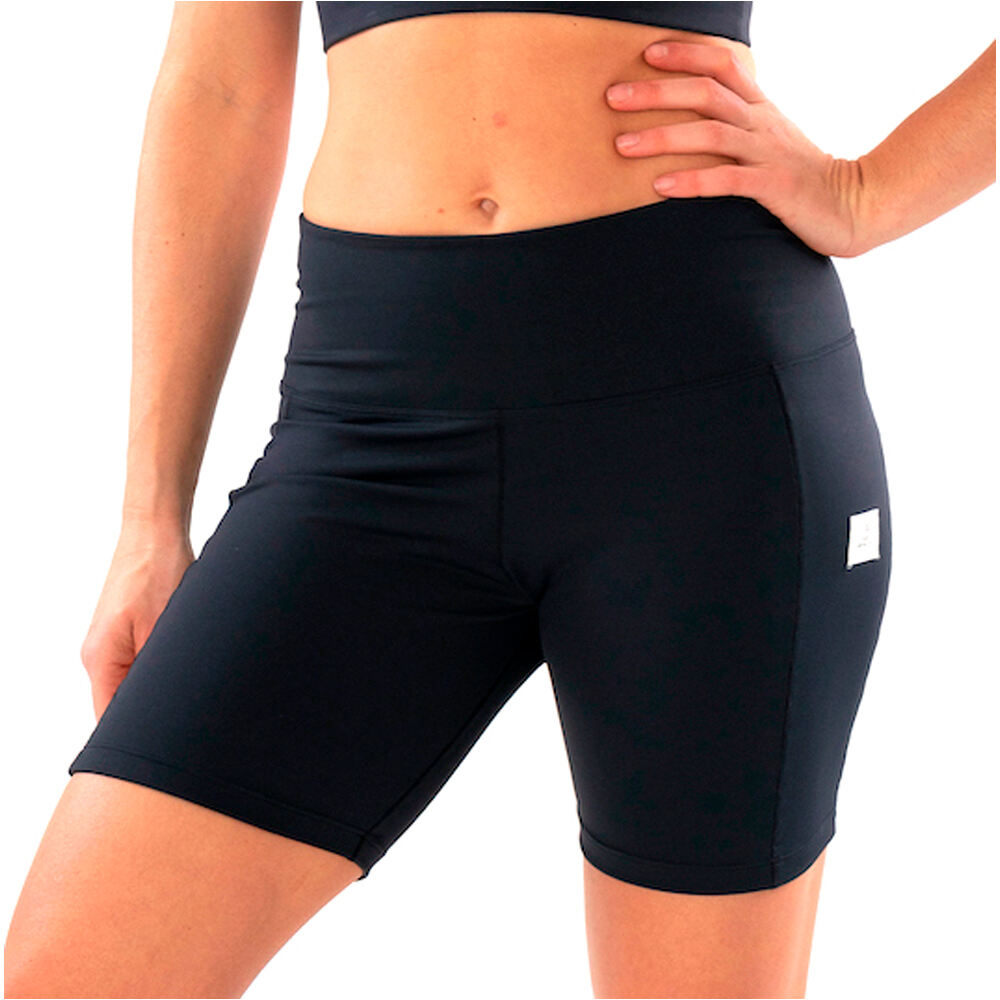 Ginadan pantalones y mallas cortas fitness mujer FOREVER SHORT POCKET vista frontal