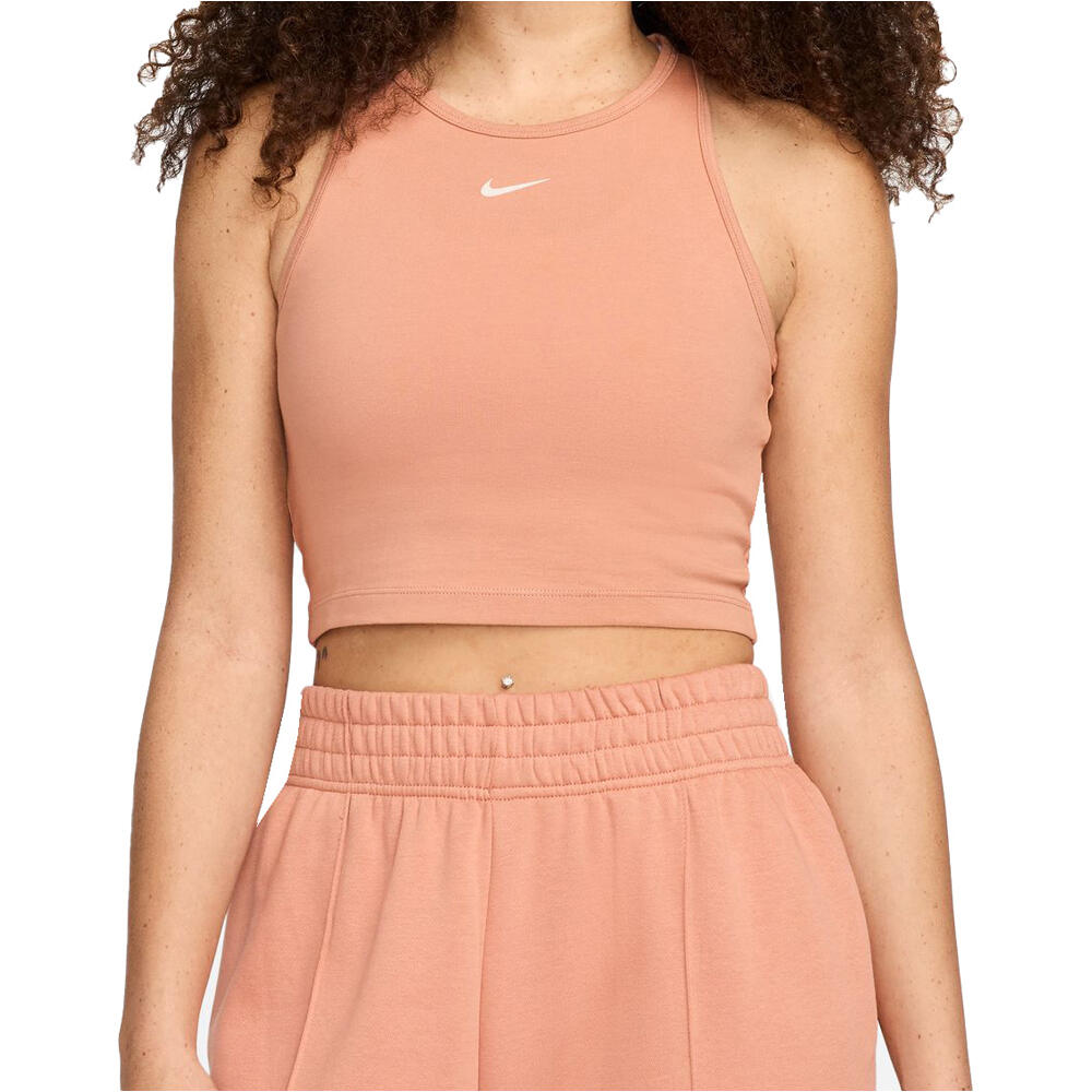 Sportswear camiseta tirantes mujer Beige (M)