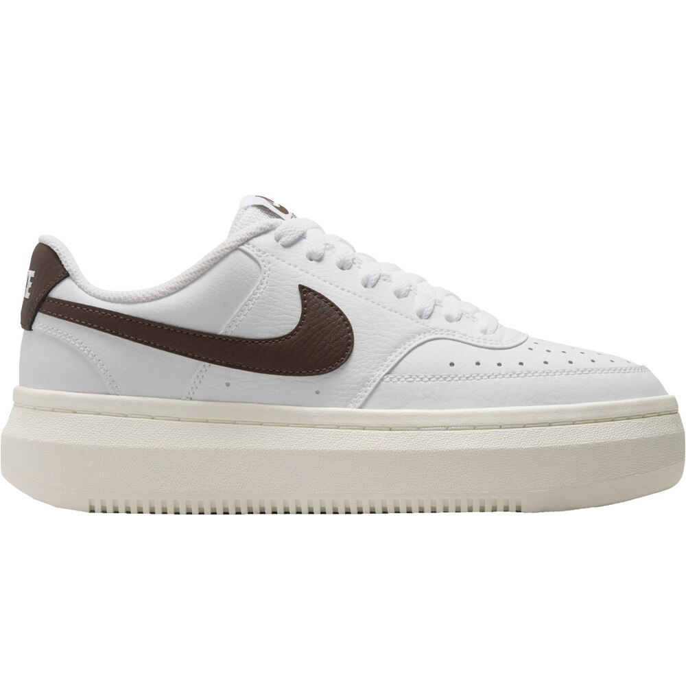 Court vision alta ltr zapatilla moda mujer Blanco (40)