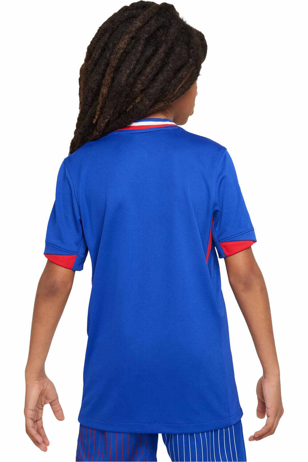 Nike camiseta de fútbol oficiales niño FRANCIA 24 Y NK DF STAD JSY SS HM vista trasera