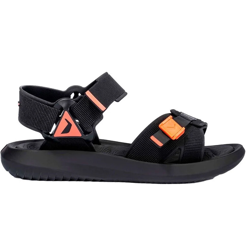 Papete chanclas hombre Negro (41)