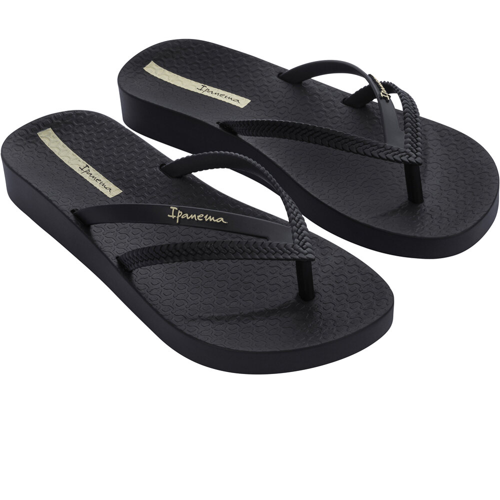 Bossa soft v chanclas mujer Negro (39)