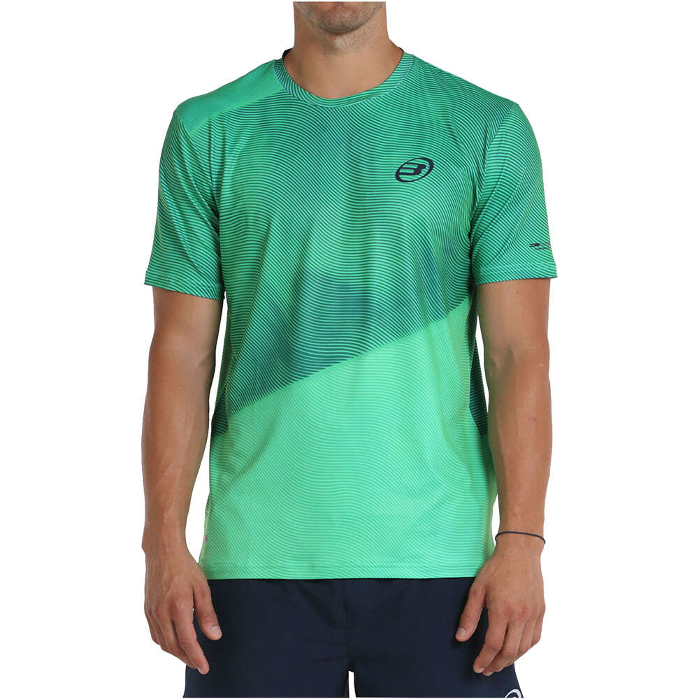 Bullpadel camiseta tenis manga corta hombre MISAR vista frontal
