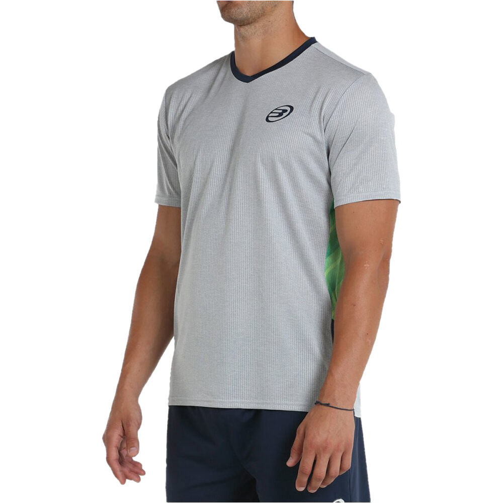 Bullpadel camiseta tenis manga corta hombre OTAY vista detalle