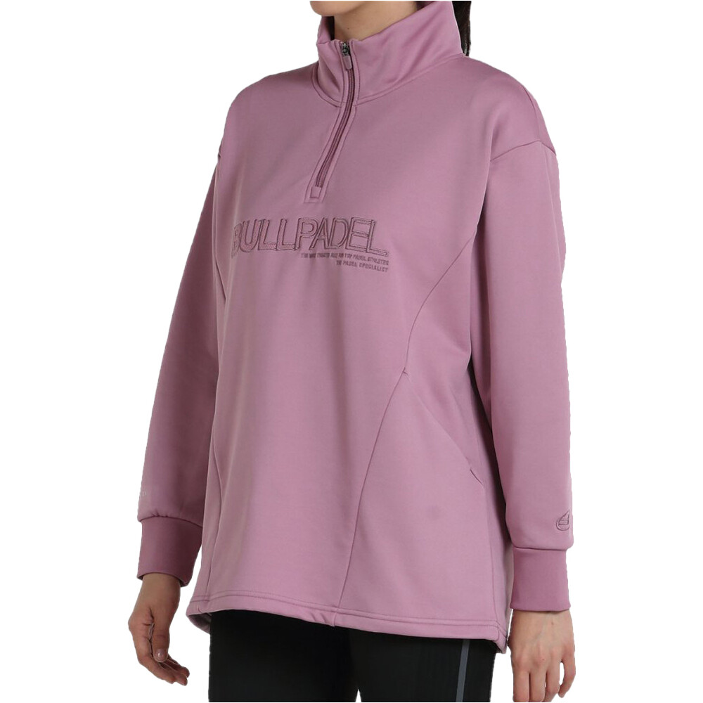 Bullpadel sudadera tenis mujer INANE vista detalle