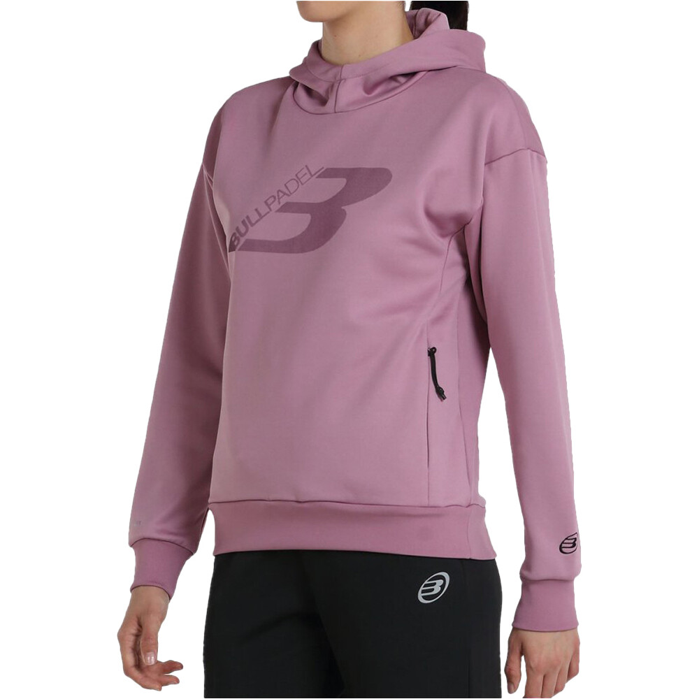 Bullpadel sudadera tenis mujer INCOE vista detalle