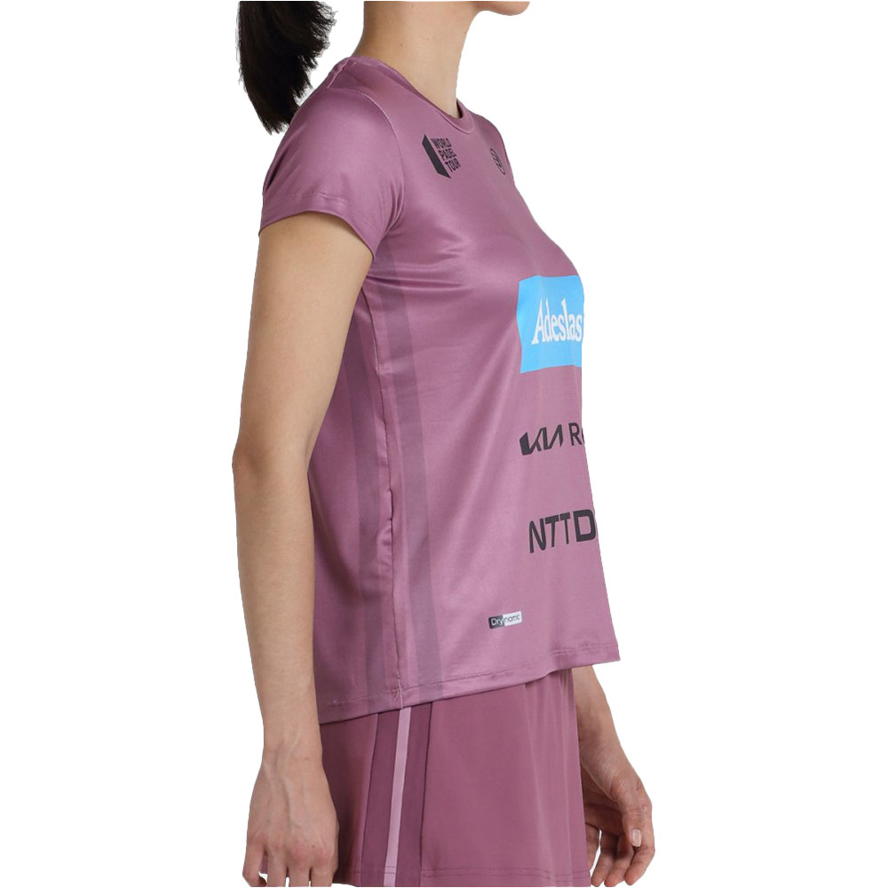 Bullpadel camiseta tenis manga corta mujer ROETE AS 03