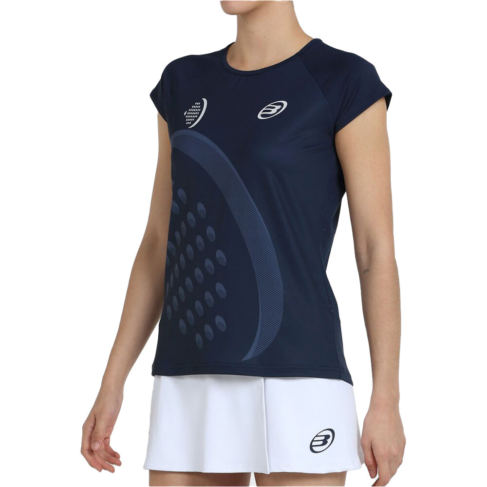 Bullpadel camiseta tenis manga corta mujer ERRAN vista detalle