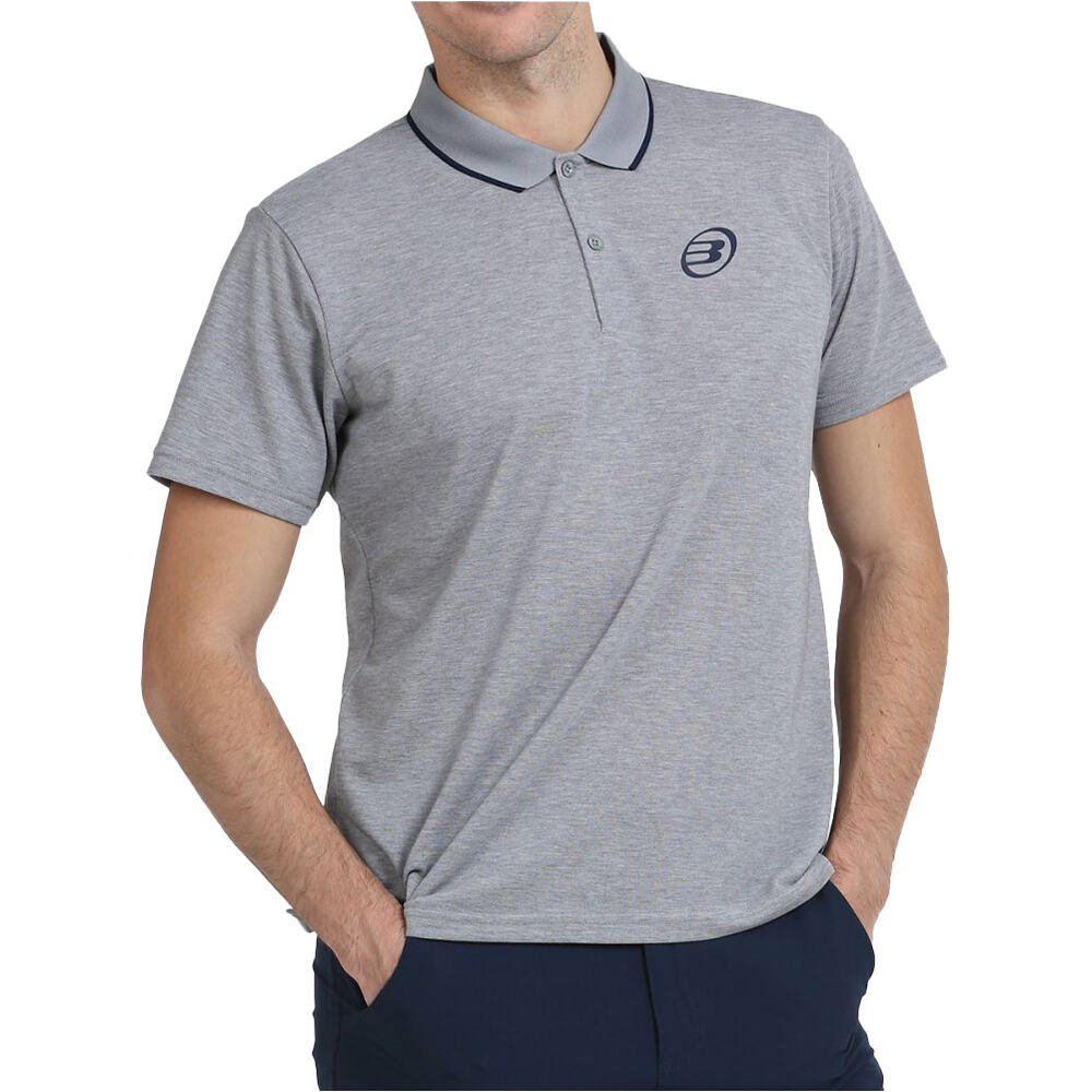 Centeb polo tenis manga corta hombre Gris (L)