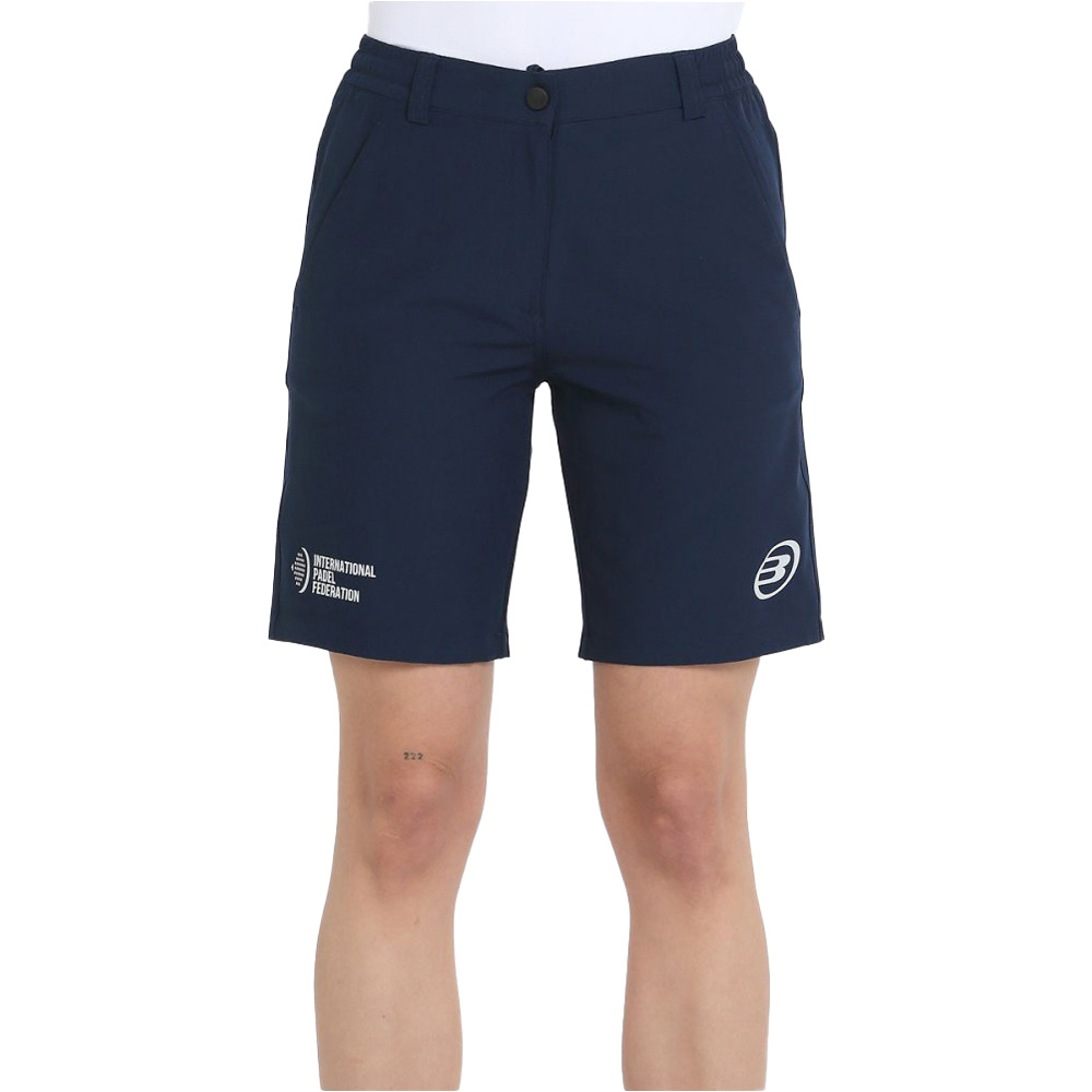 Estan pantalon corto tenis mujer Azul (S)
