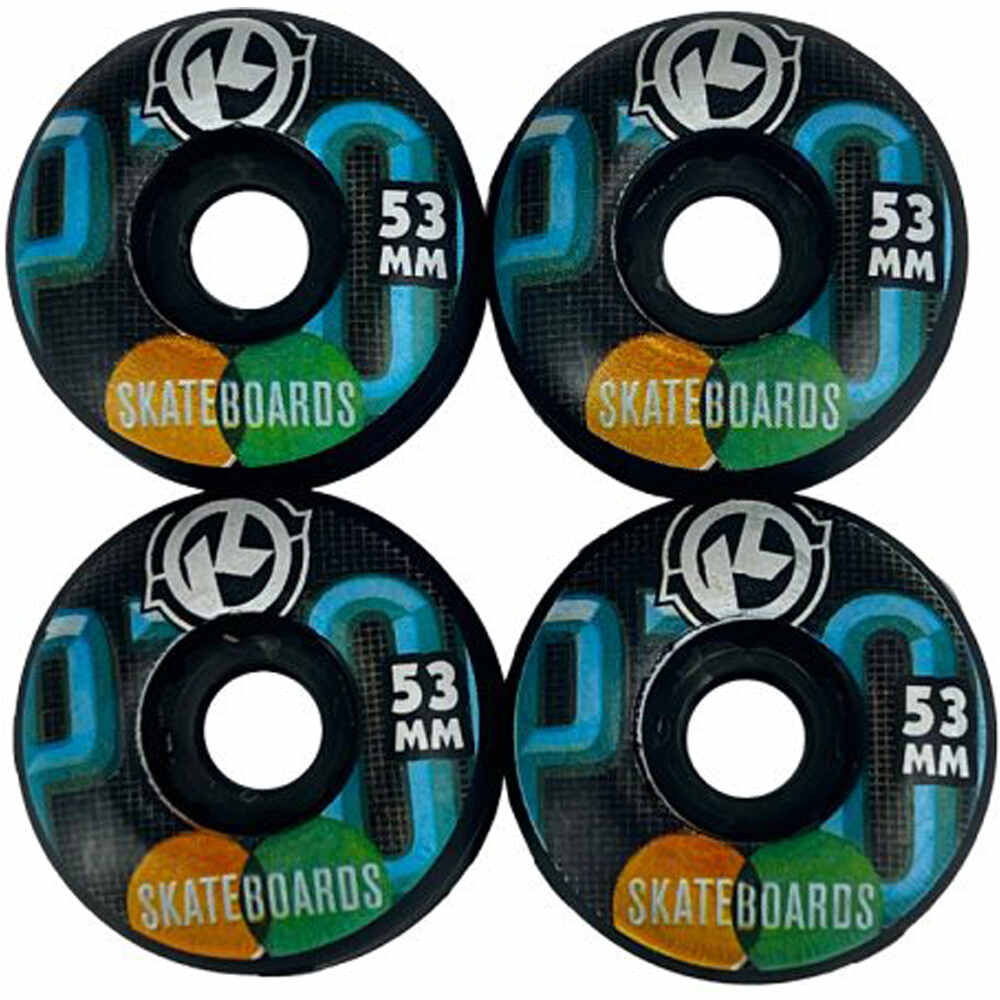 Kriptonics ruedas skateboard 53mm pack 4 ruedas skate