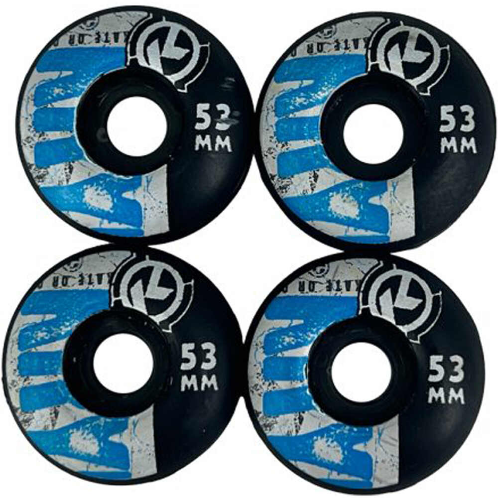 Kriptonics ruedas skateboard 53mm pack 4 ruedas skate