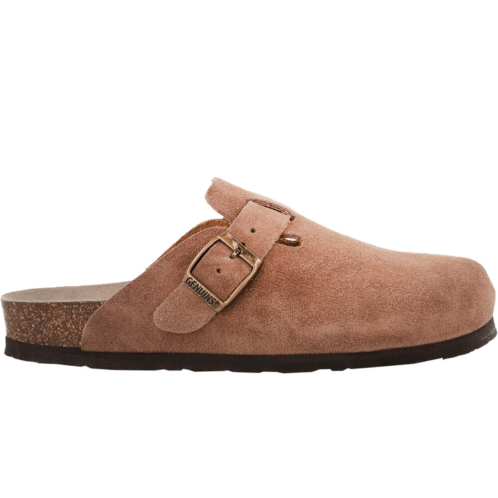 Riva velour zueco mujer Marron (36)