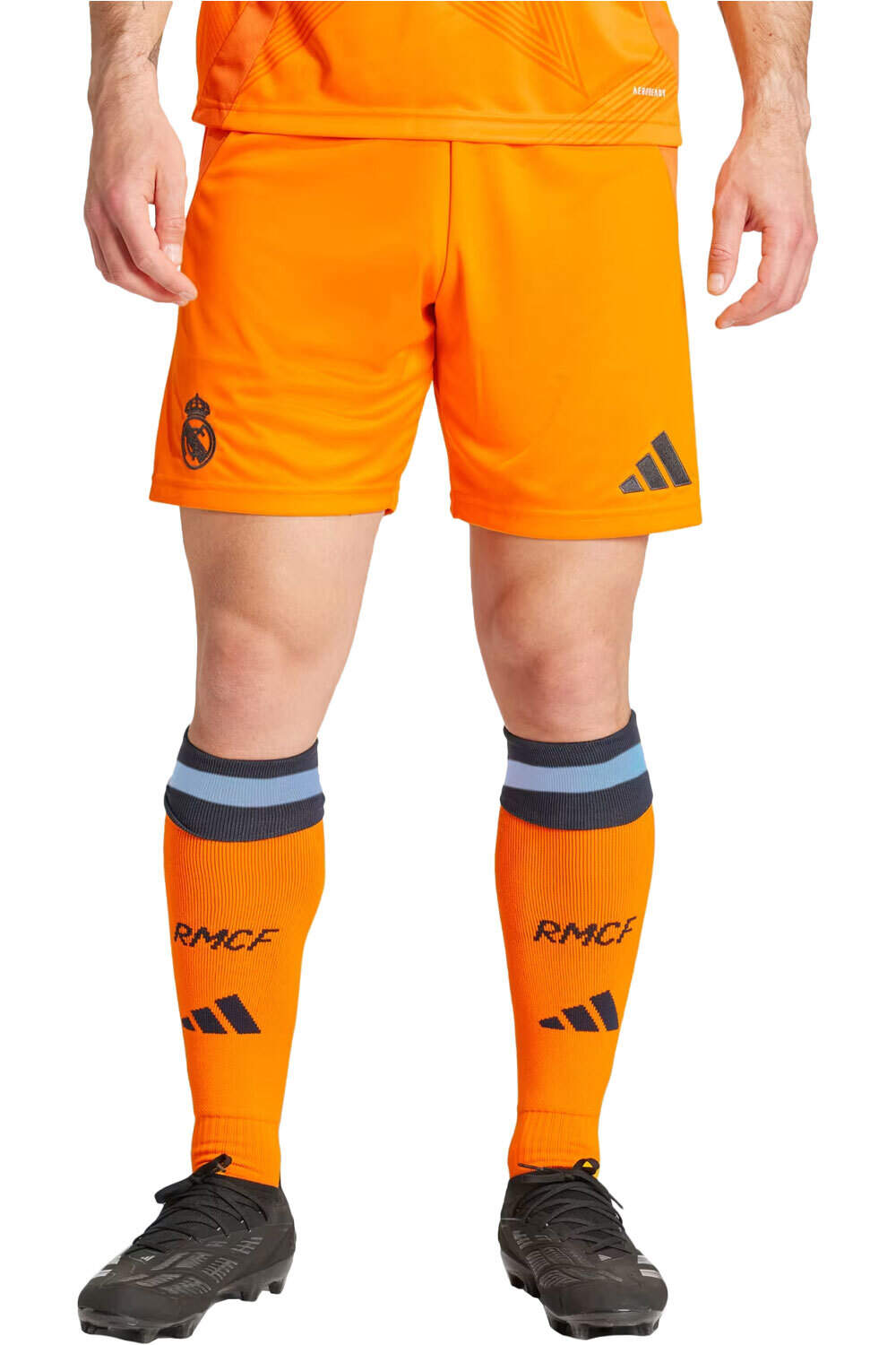 Real madrid 24/25 segunda equipacion pantalones fútbol oficiales Naranja (M)