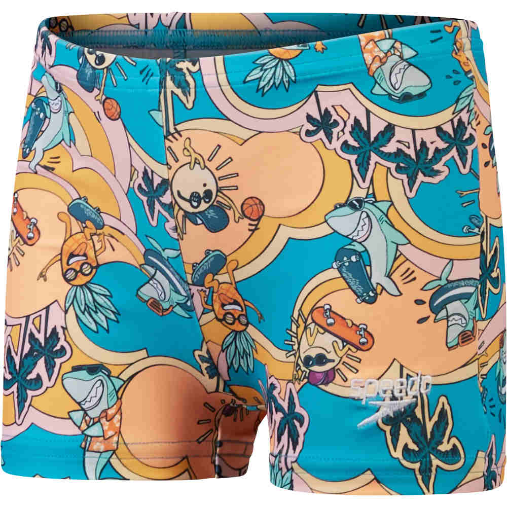 Speedo digital allover aquashort bañador natación bebe
