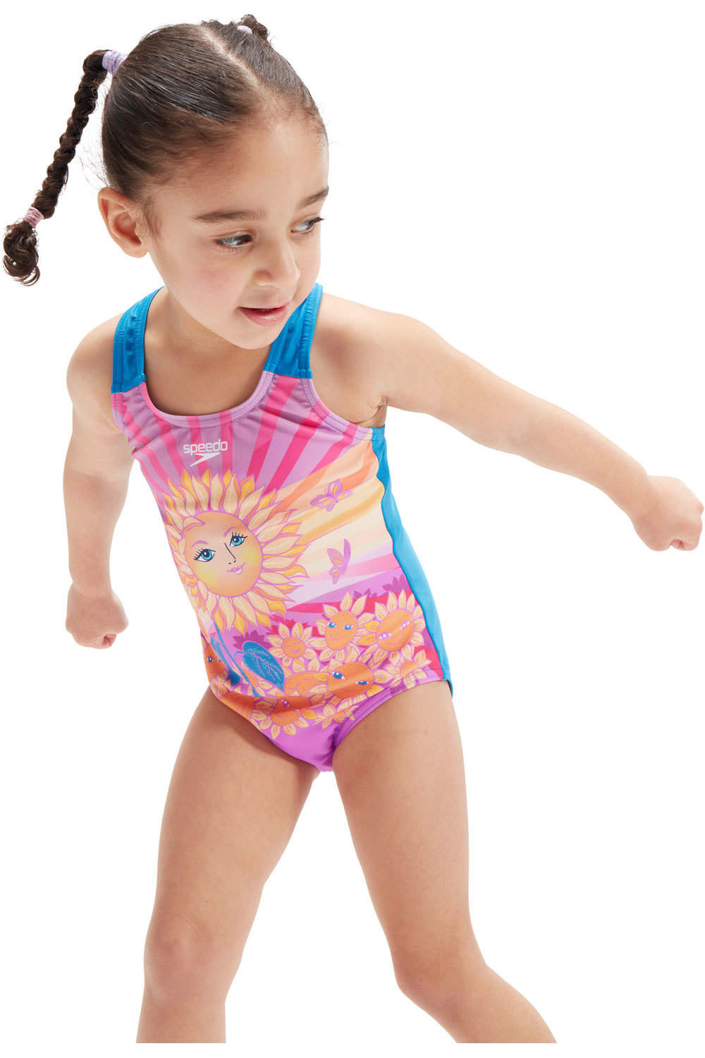 Digital printed bañador natación bebe Morado (3)