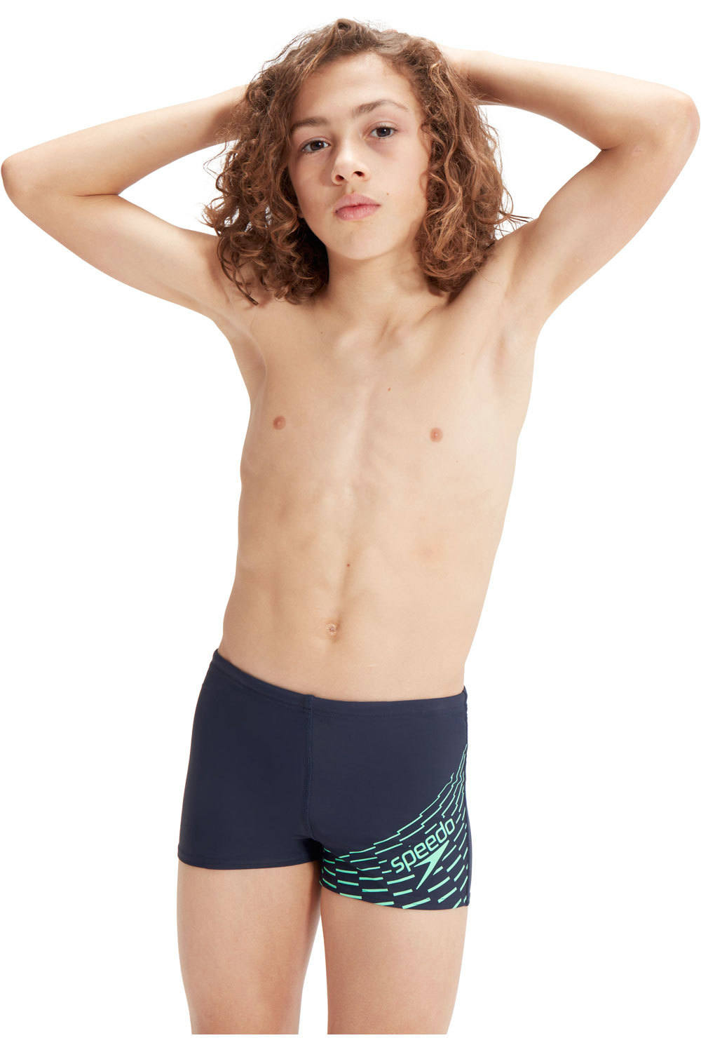 Speedo medley logo aquashort bañador natación niño