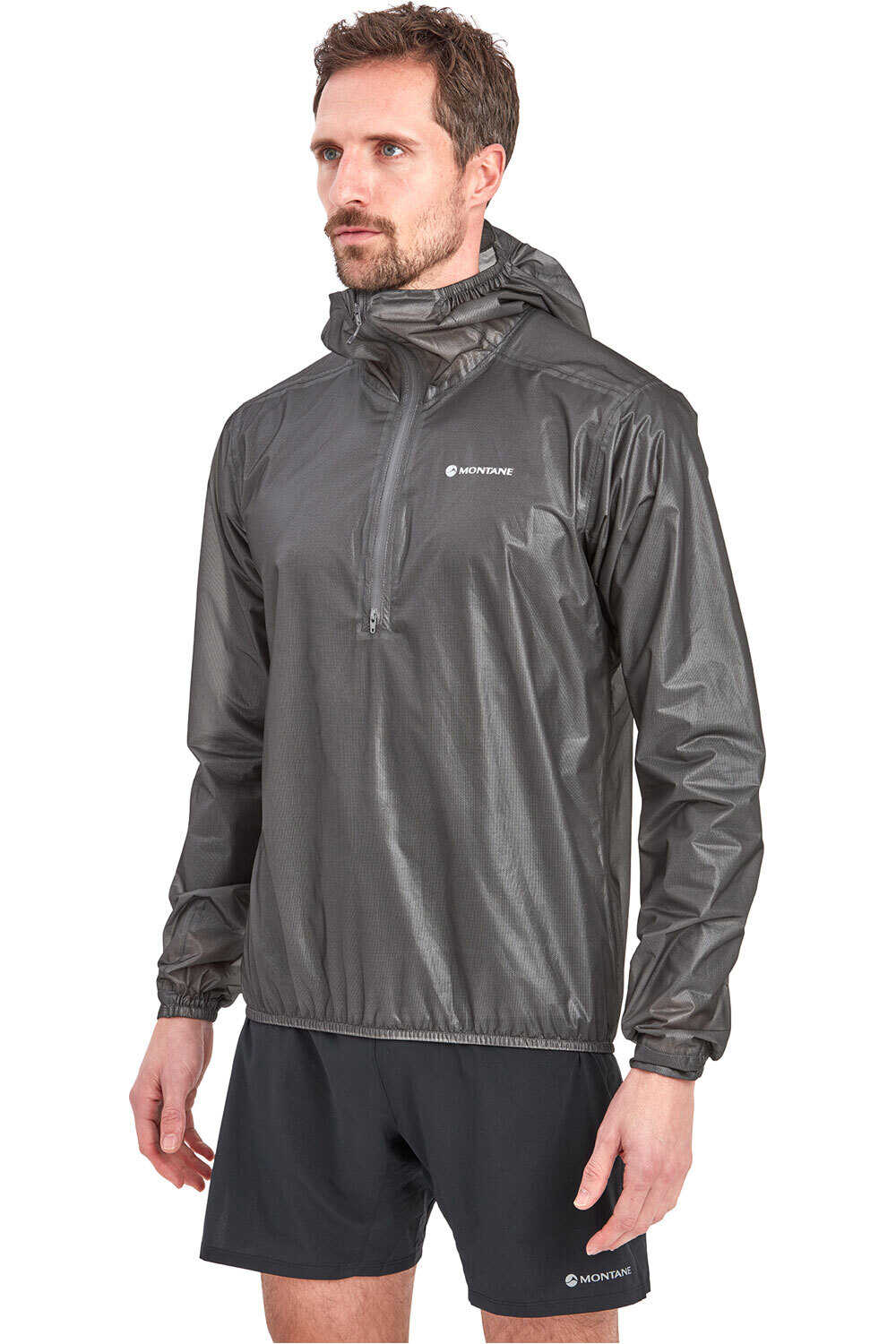 Montane chubasquero hombre MINIMUS NANO PULL ON vista detalle