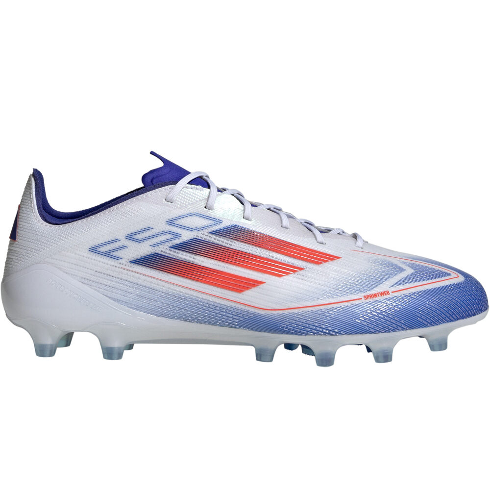F50 elite ag botas de futbol cesped artificial Blanco (44)