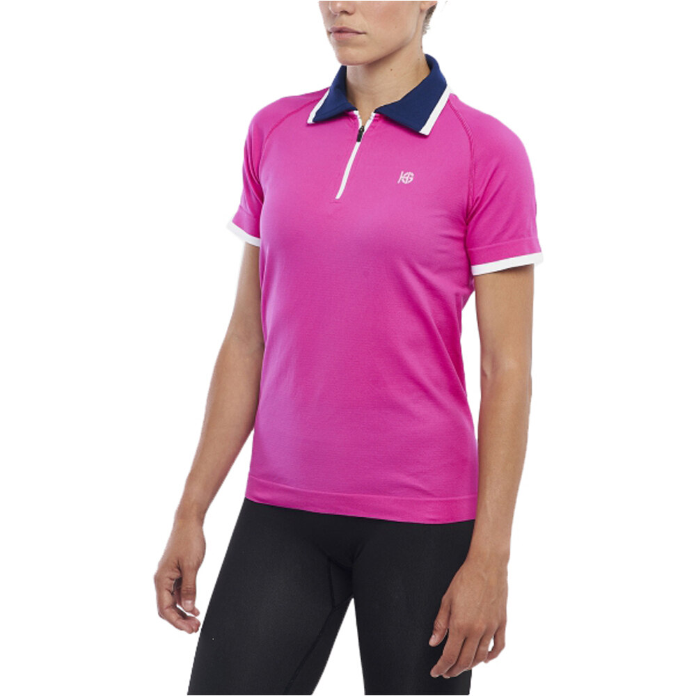 Sporthg camiseta entrenamiento manga corta mujer HG-EAGLE SHORT SLEEVED POLO vista frontal