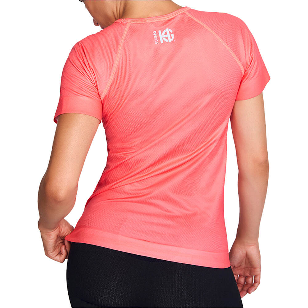 Sporthg camiseta entrenamiento manga corta mujer HG-UNIT SHORT SLEEVED T-SHIRT vista trasera